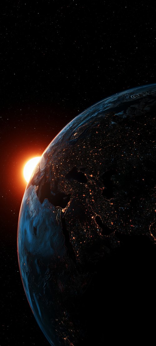 Earth Sunrise Space View - planet Wallpaper