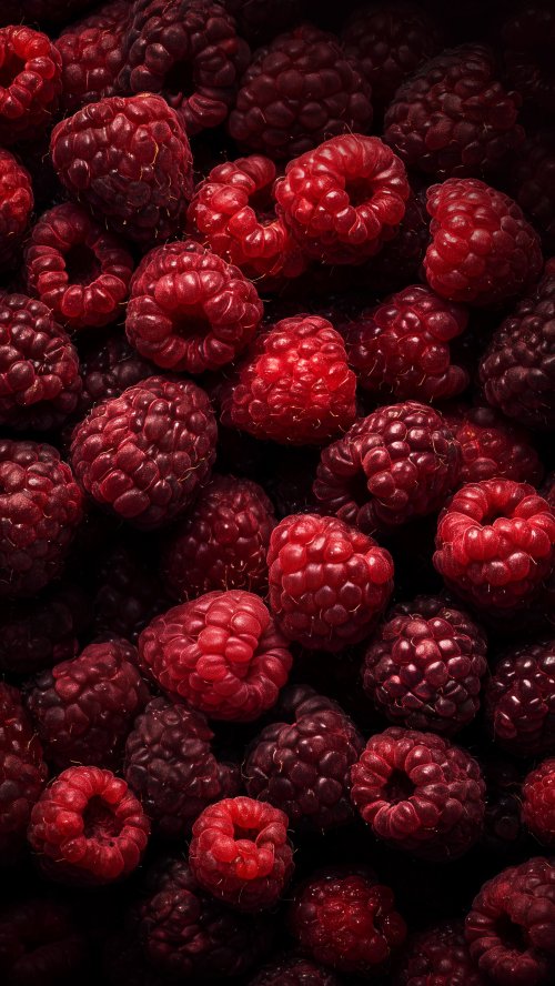 Fresh Red Raspberries Wallpaper - Related StockWalls wallpaper