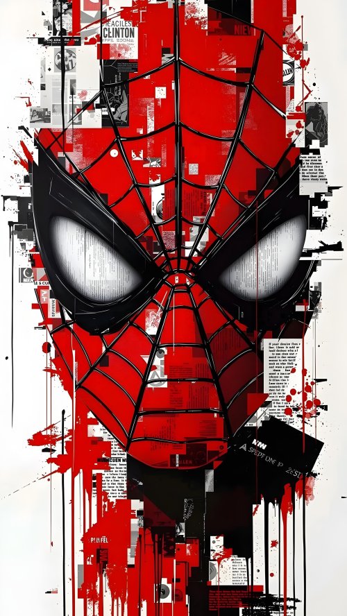 Abstract Spider-Man Collage Art - Related OpersCraft wallpaper
