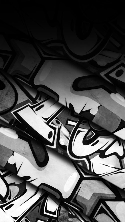 Monochrome Urban Graffiti Art - graffiti Wallpaper