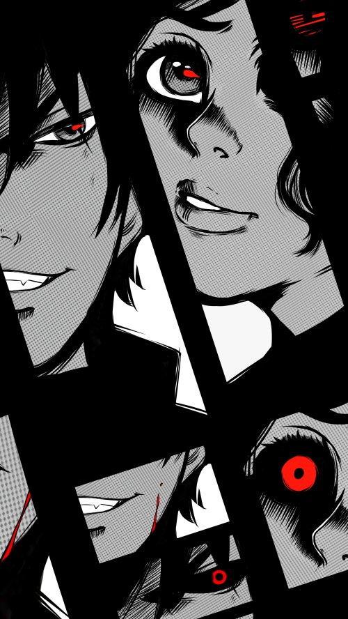 Dark Anime Manga Collage - anime Wallpaper