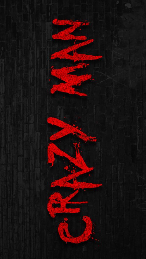 Crazy Man Red Graffiti - graffiti Wallpaper