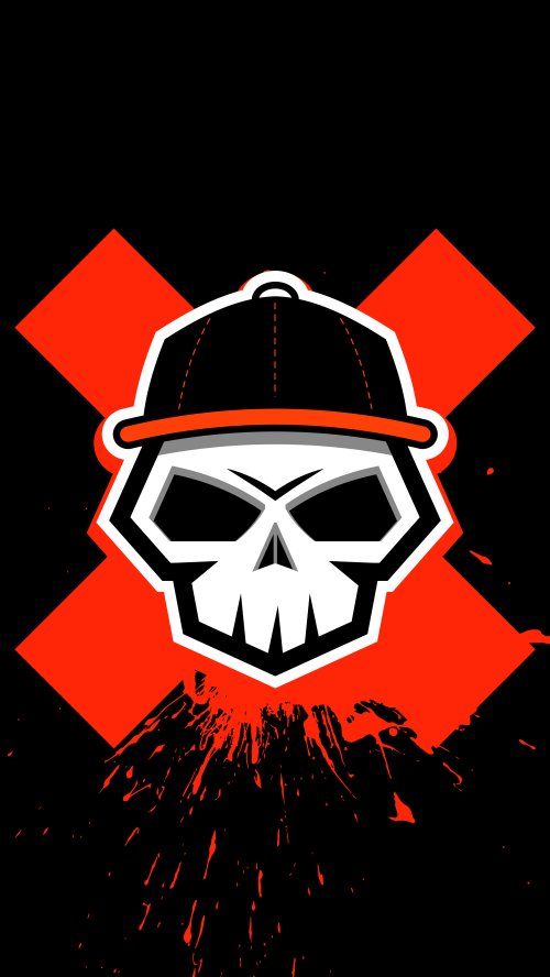 Cool Streetwear Skull Logo