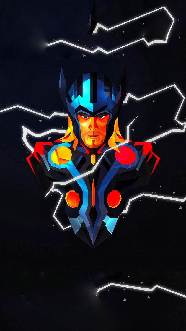 Geometric Thor Wallpaper - Related StockWalls wallpaper