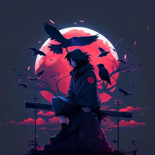 Sasuke Crow Moon - Related OpersCraft wallpaper