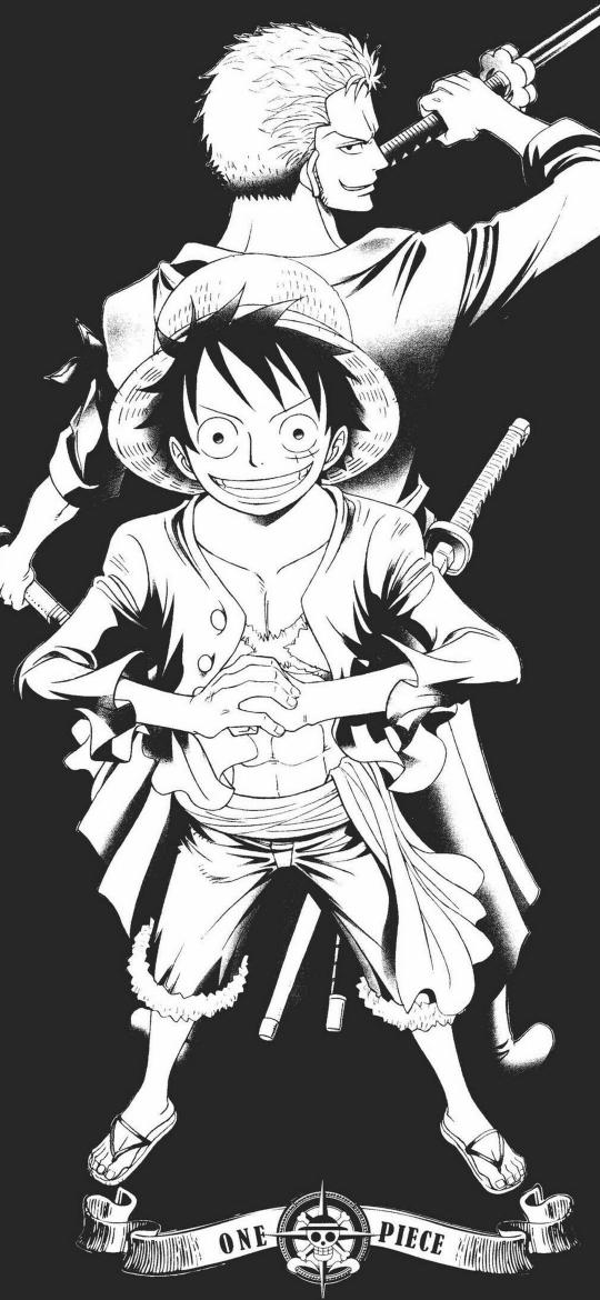 One Piece Monochrome Duo - Related OpersCraft wallpaper