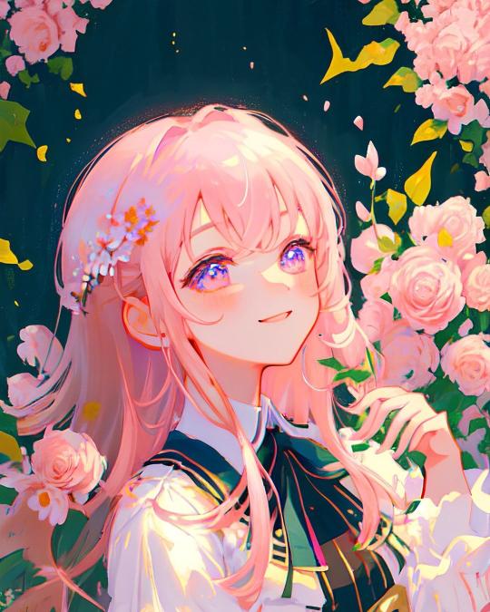 Pink Haired Anime Girl - Related OpersCraft wallpaper