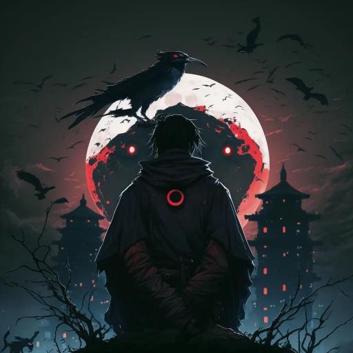 Raven Moon Silhouette - Related OpersCraft wallpaper