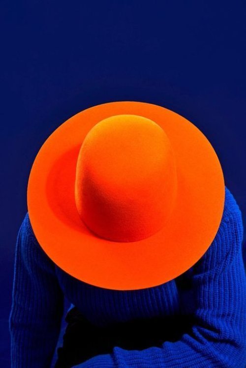 Vibrant Orange Fedora Hat - Related StockWalls wallpaper
