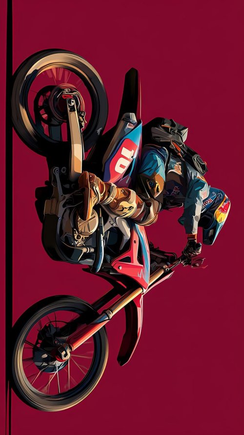 Extreme Motocross Stunt Rider - motorcycle Wallpaper