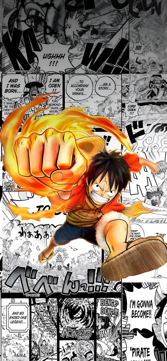 Luffy's Fiery Punch - Related OpersCraft wallpaper