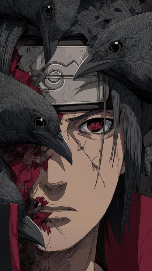 Itachi Uchiha Crow Wallpaper - Related StockWalls wallpaper
