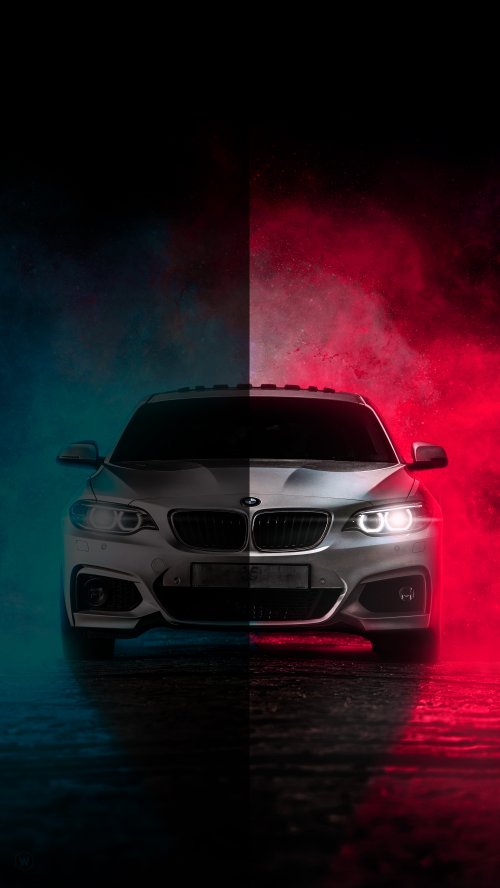 Neon Split BMW Wallpaper - cars Wallpaper