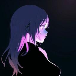 Luminous Anime Girl Profile - Related OpersCraft wallpaper