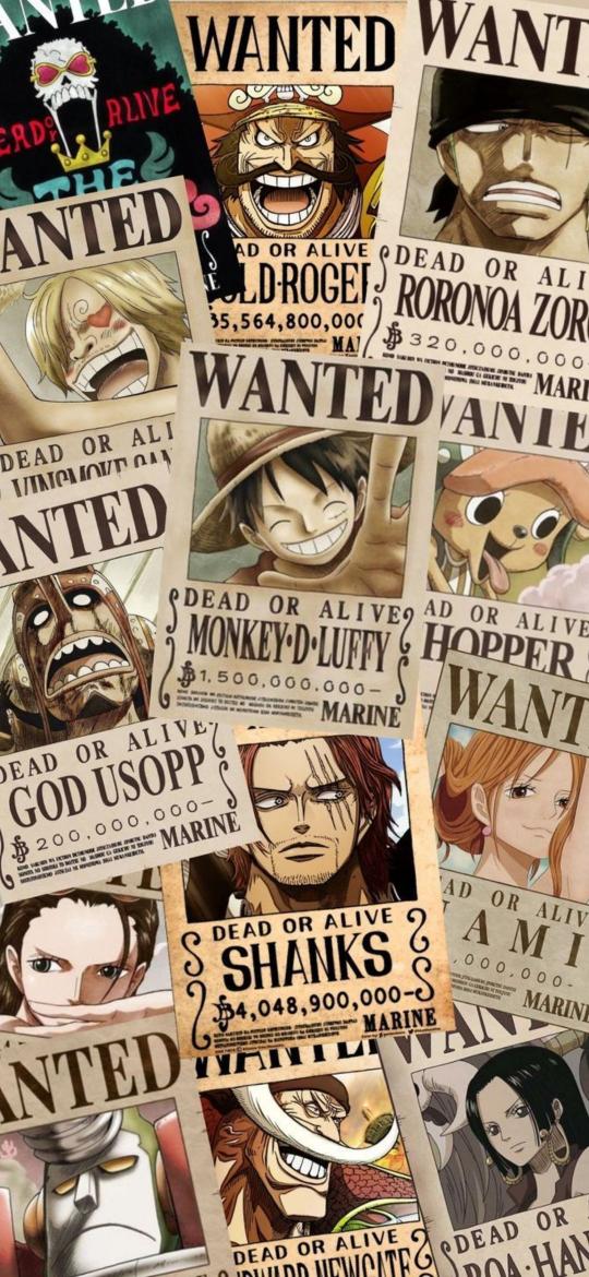 One Piece Wanted Posters - Related OpersCraft wallpaper