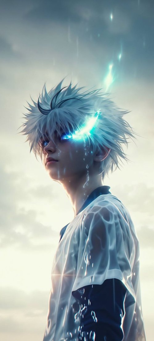 Killua Zoldyck Electric Aura - Related OpersCraft wallpaper