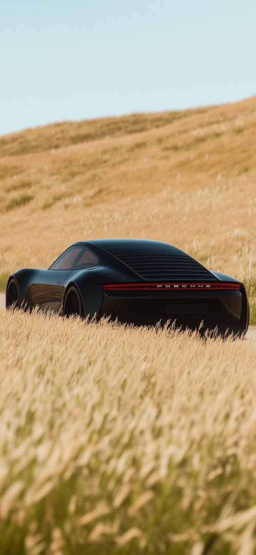 Black Porsche in Field - Related OpersCraft wallpaper