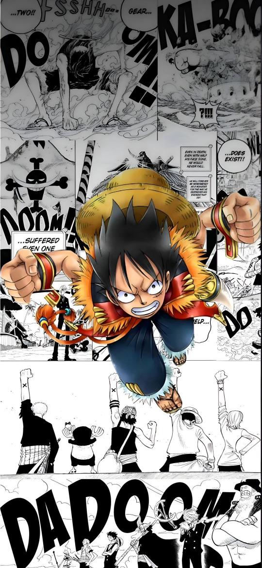 One Piece Luffy Collage - Related OpersCraft wallpaper