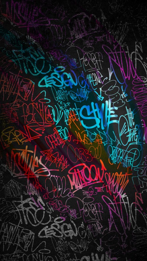 Vibrant Neon Graffiti Art - graffiti Wallpaper
