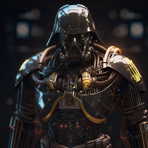 Cyberpunk Darth Vader Armor - Related OpersCraft wallpaper