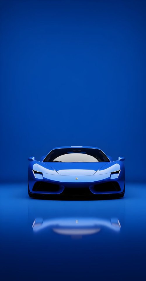 Blue Ferrari Sports Car - Related OpersCraft wallpaper
