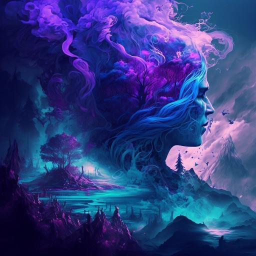 Mystic Nature Goddess - fantasy Wallpaper