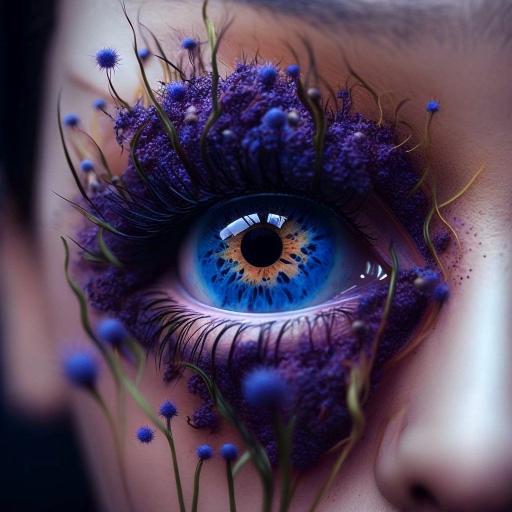Floral Eye Fantasy - fantasy Wallpaper