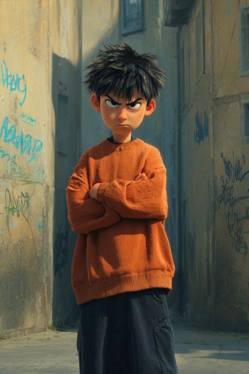 Grumpy Boy Urban Portrait - Related OpersCraft wallpaper