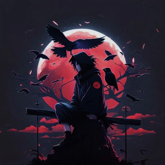 Sasuke's Crimson Moon - Related StockWalls wallpaper
