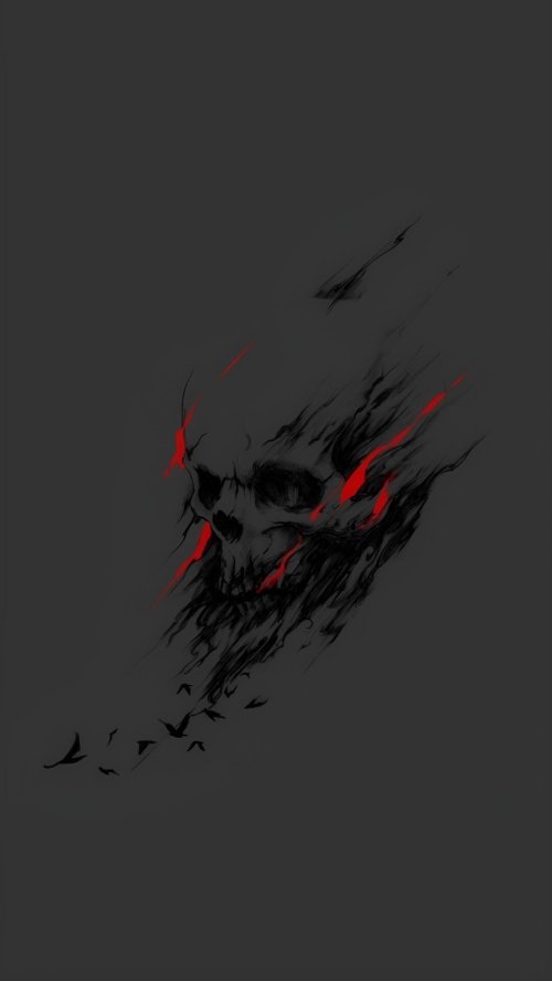 Dark Red Skull Art - Related StockWalls wallpaper