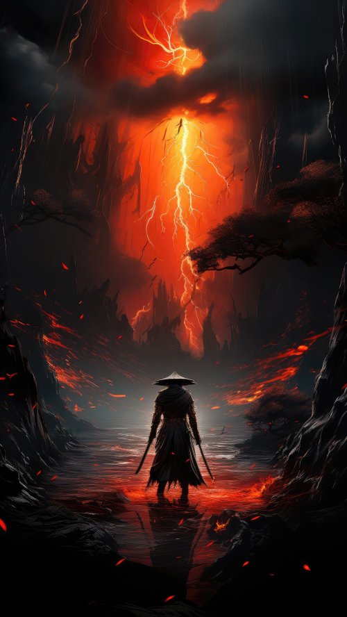 Samurai Under Stormy Skies - Related OpersCraft wallpaper