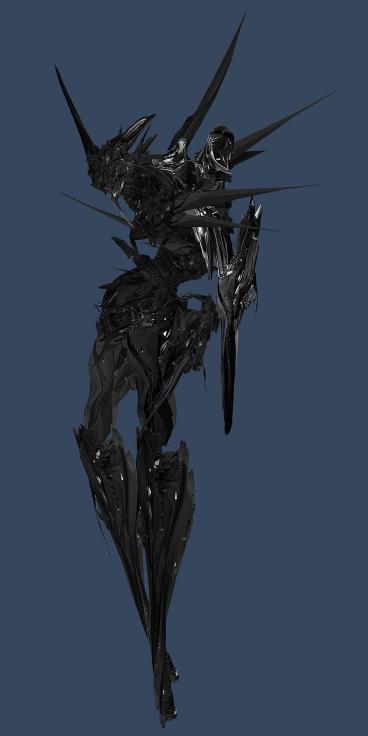 Abstract Black Figure - Related OpersCraft wallpaper