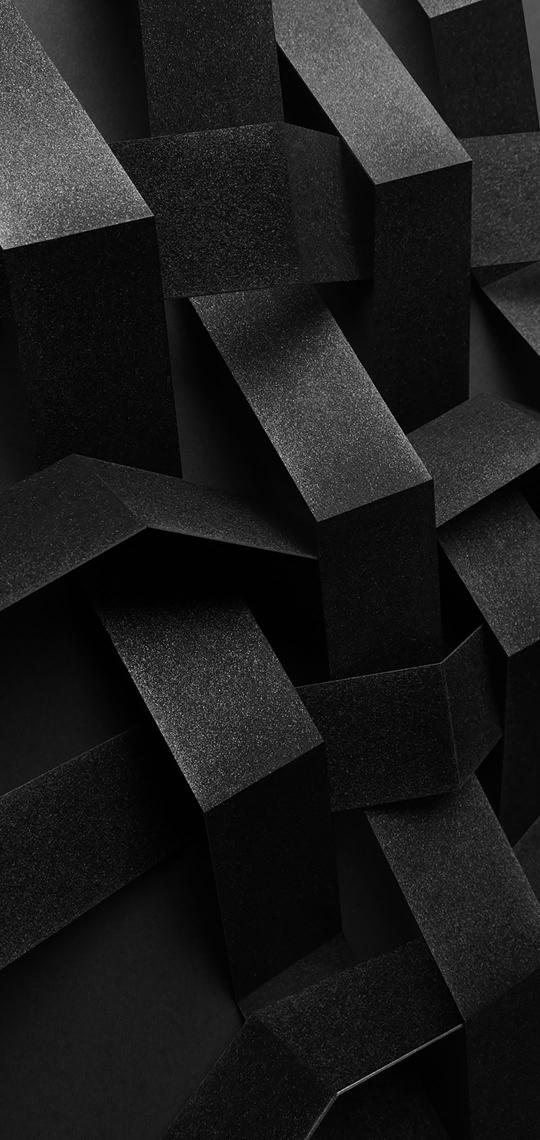 Abstract Black Paper Forms - Related OpersCraft wallpaper