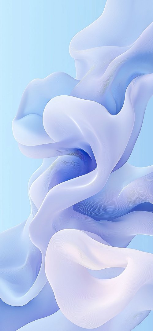 Abstract Blue Silk Waves - Related StockWalls wallpaper