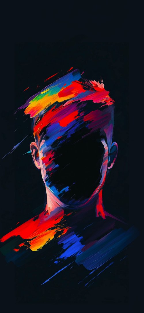 Abstract Colorful Portrait - Related StockWalls wallpaper