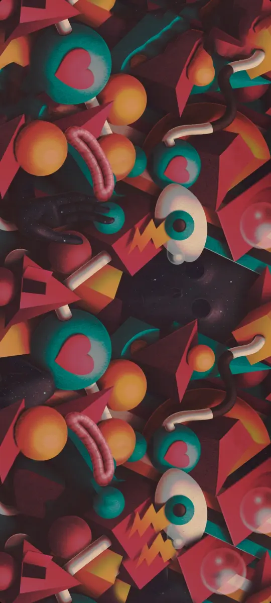 Abstract Geometric Dreamscape - Related StockWalls wallpaper