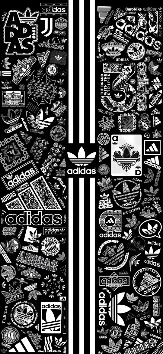 Adidas Black and White