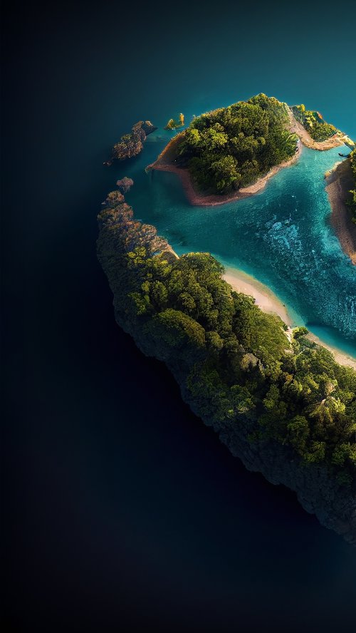 Aerial Island Paradise - Related StockWalls wallpaper