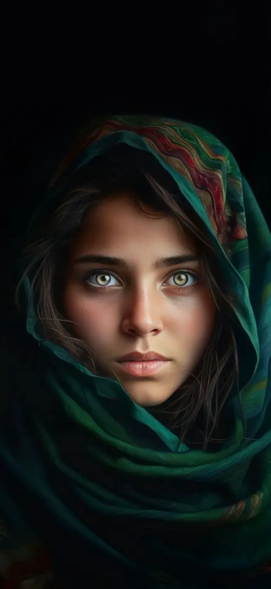 Afghan Girl Portrait - Related OpersCraft wallpaper