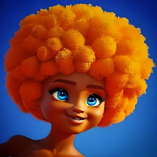 Afro Girl Cartoon - Related OpersCraft wallpaper