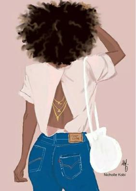 Afro Girl Fashion - girl Wallpaper