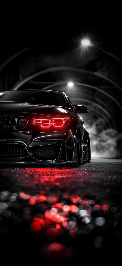 Aggressive Red Eye Car