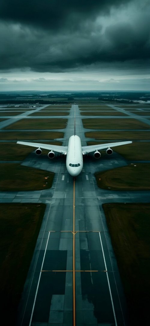 Airplane on Runway