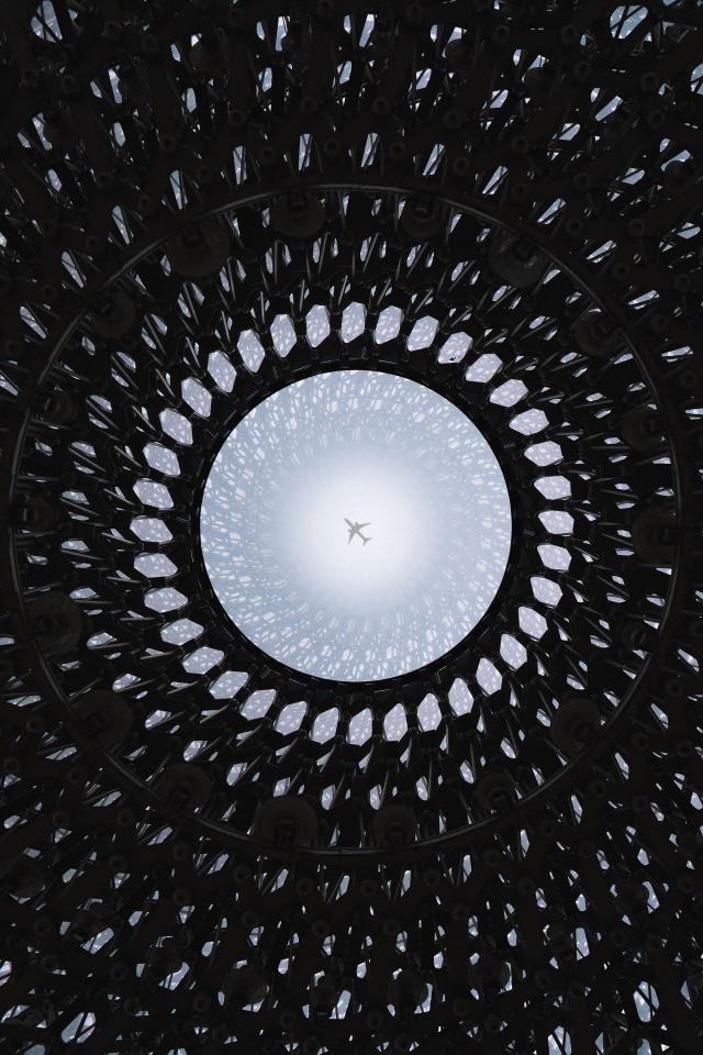 Airplane Through Metal Dome - Related OpersCraft wallpaper