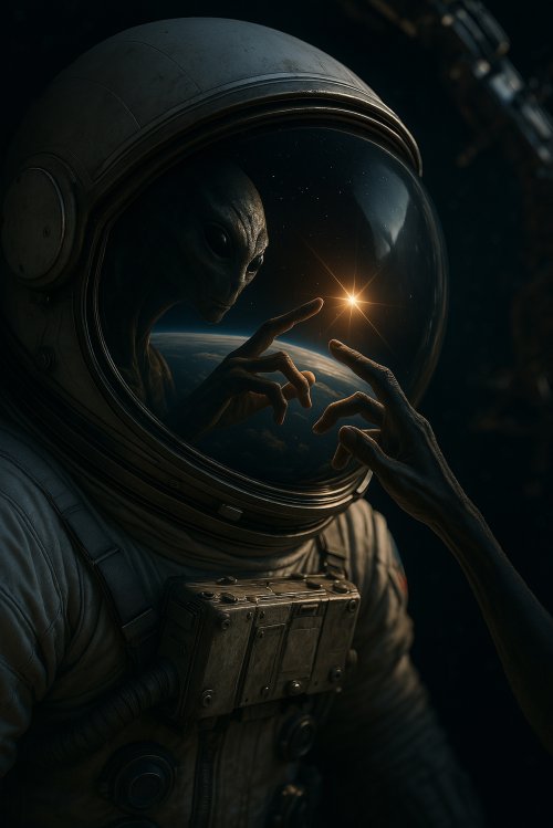 Alien Encounter in Space - Related OpersCraft wallpaper