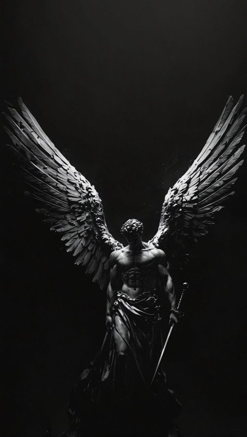 Angelic Warrior Statue