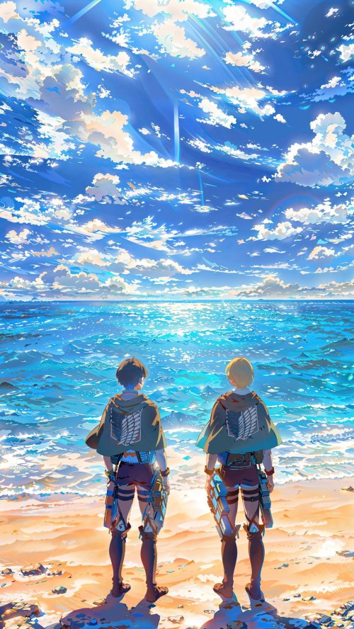 Anime Beach Horizon - anime Wallpaper