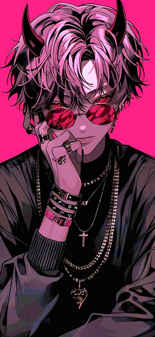Anime Devil with Sunglasses - ghetto Wallpaper
