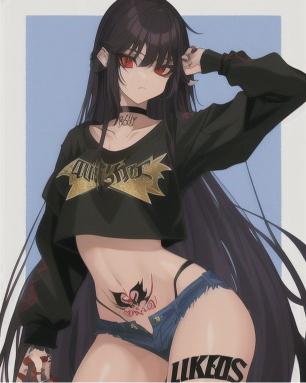Anime Girl Rock Style - Related OpersCraft wallpaper