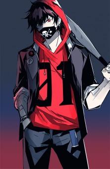 Anime Rebel with Bat - Related OpersCraft wallpaper